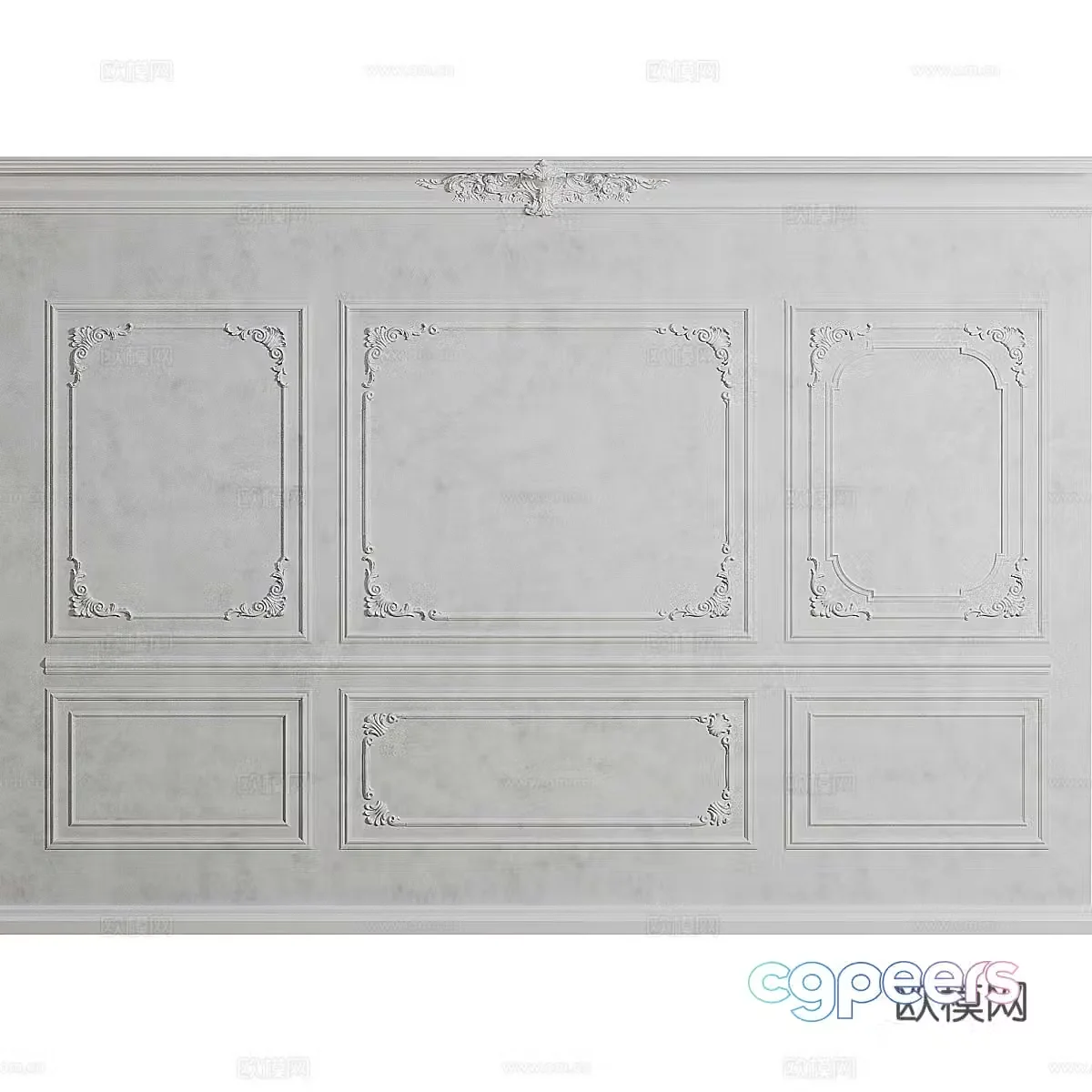 Background wall 3d model