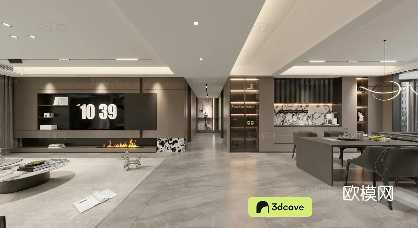Modern Italian dining room