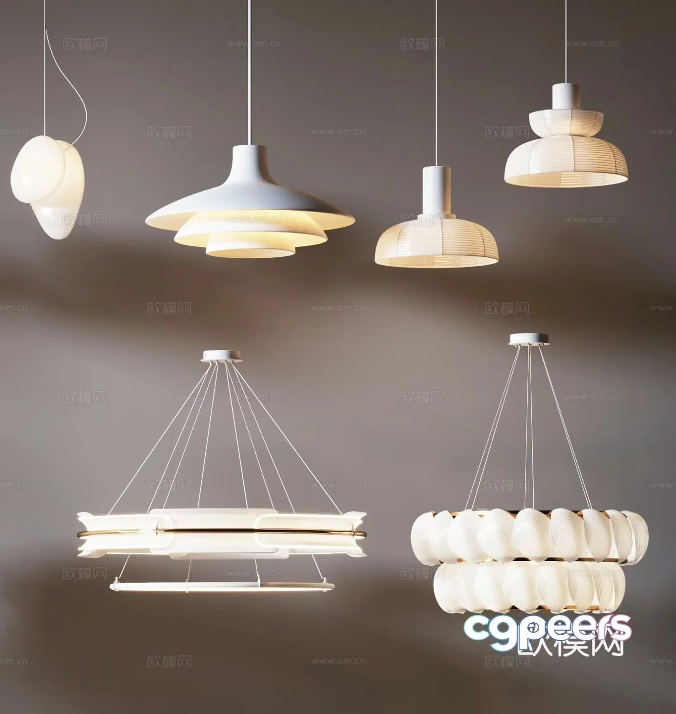 Wasabi Chandelier Combination Chandelier Modern Chandelier Modern Chandelier Small Chandelier 3D Model