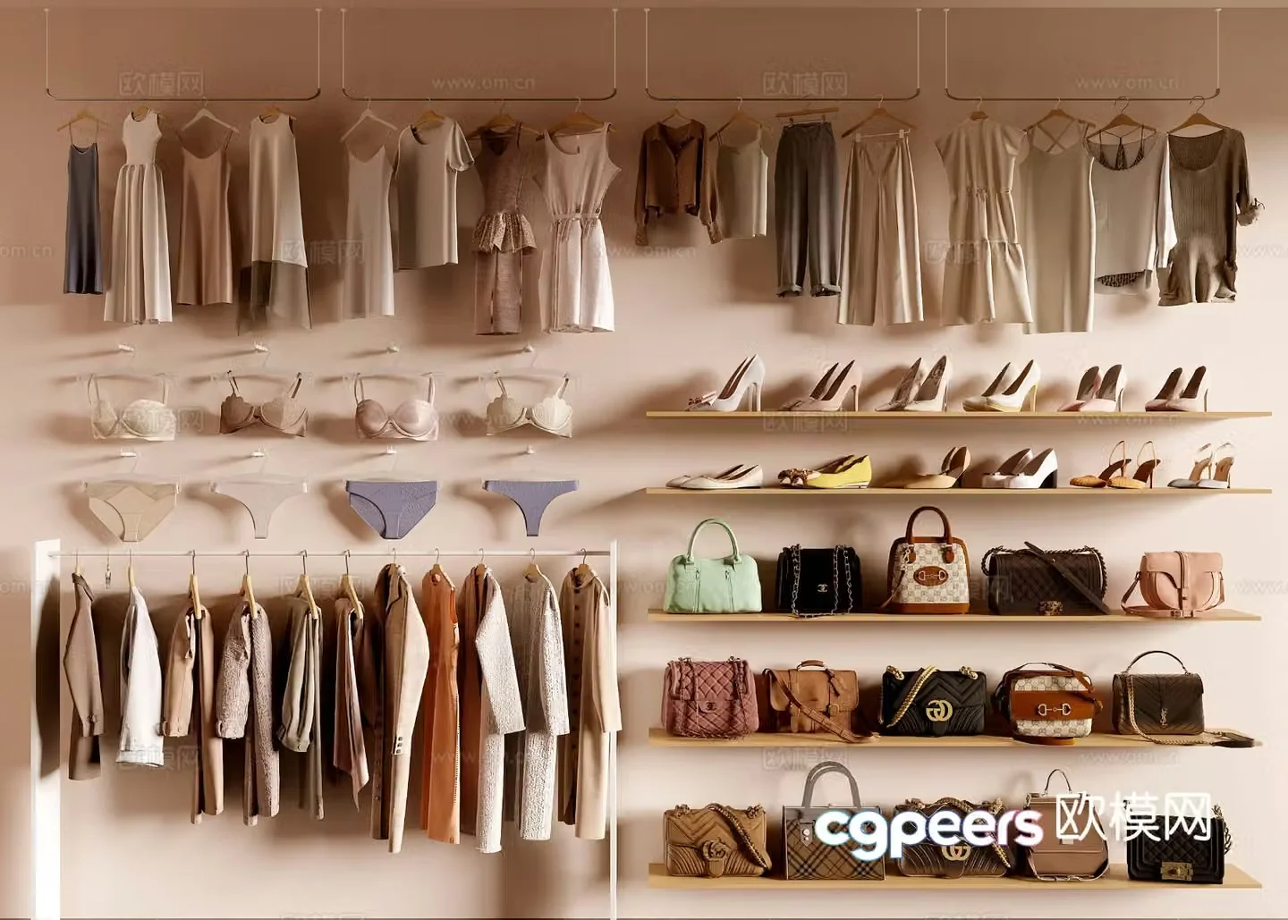 clothes clothing 3d model