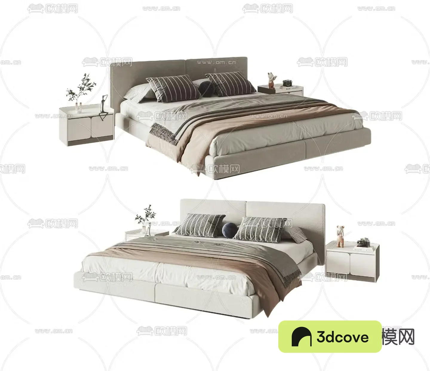 Poliform double bed