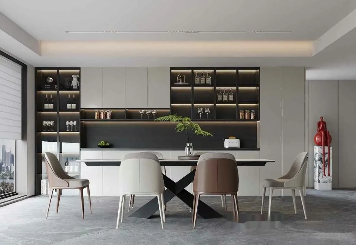 Modern Dining Room 3D Model – 2499 – CORONA Render