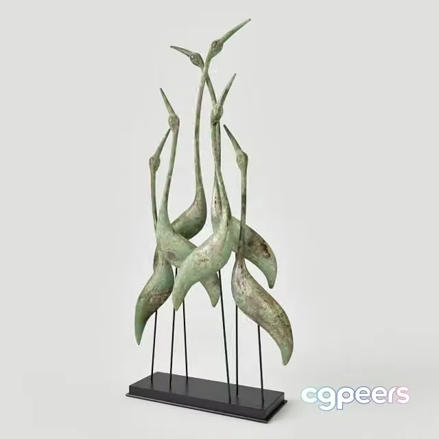 3ds Max Free – Norfolk Bird Sculpture