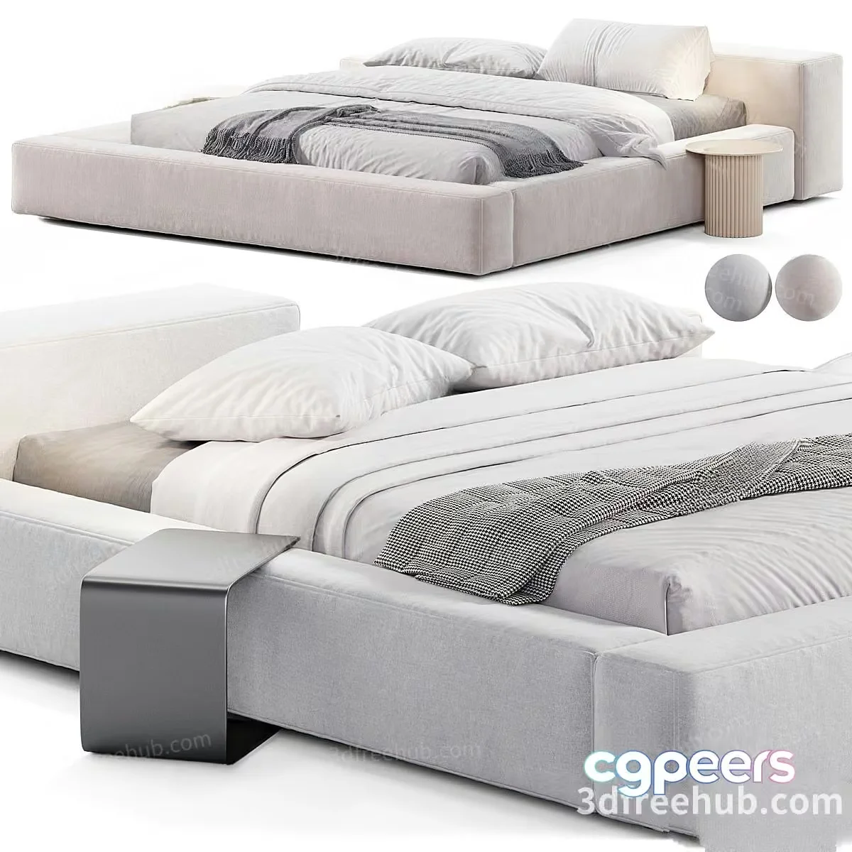 Modern Bedroom Furniture 3D Model – 22581 – VRAY Render