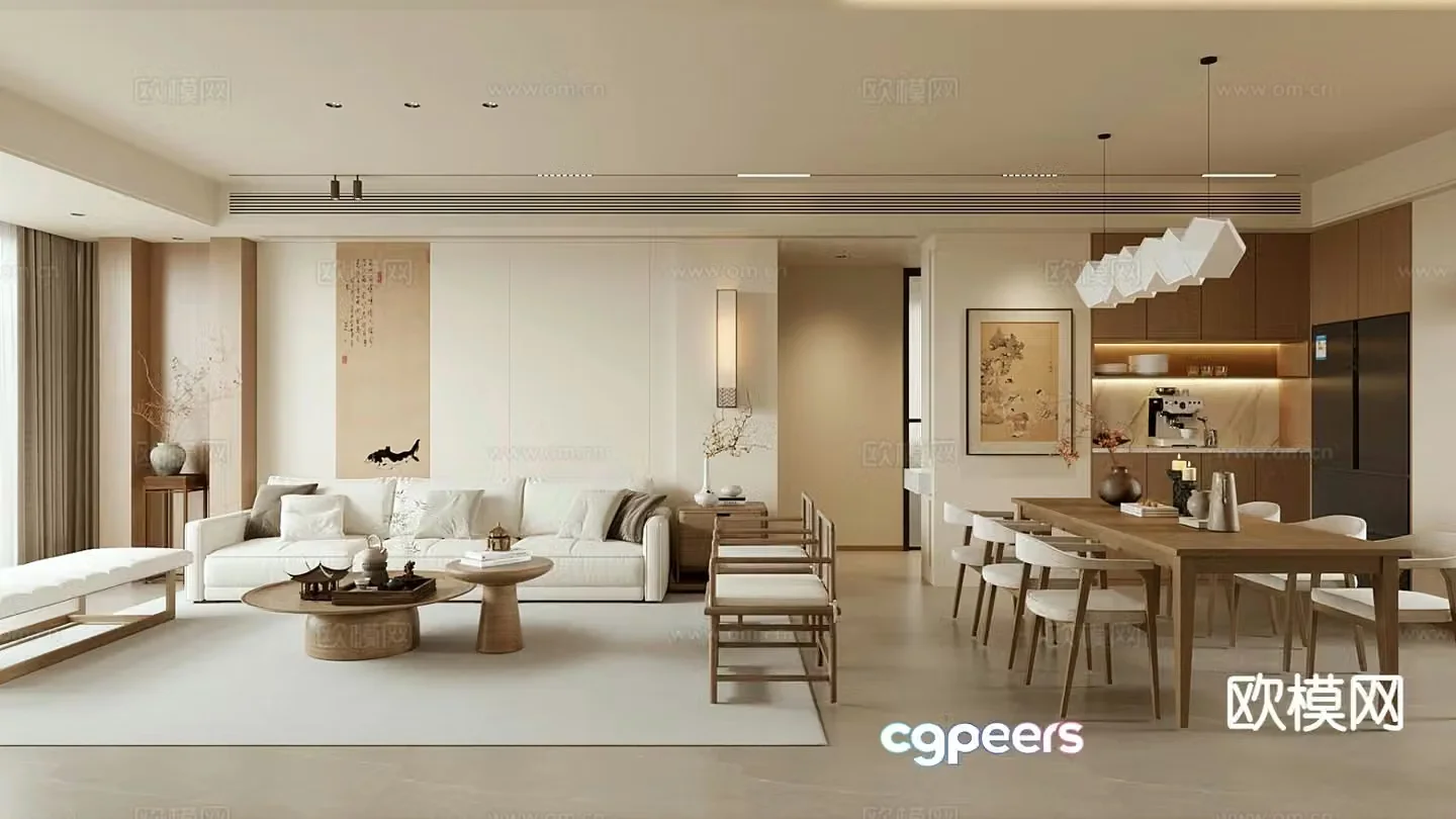 New Chinese restaurant 3D model