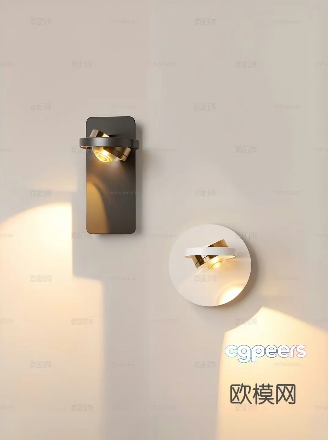 Modern wall lamp decorative lamp 3d model