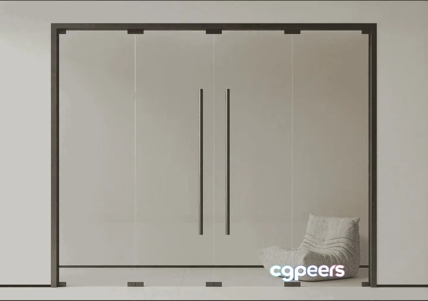 Modern White Closet 3D Model – 15493 – VRAY Render