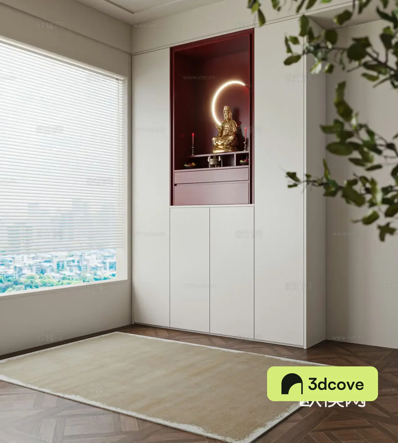 Buddha niche cabinet Buddha niche