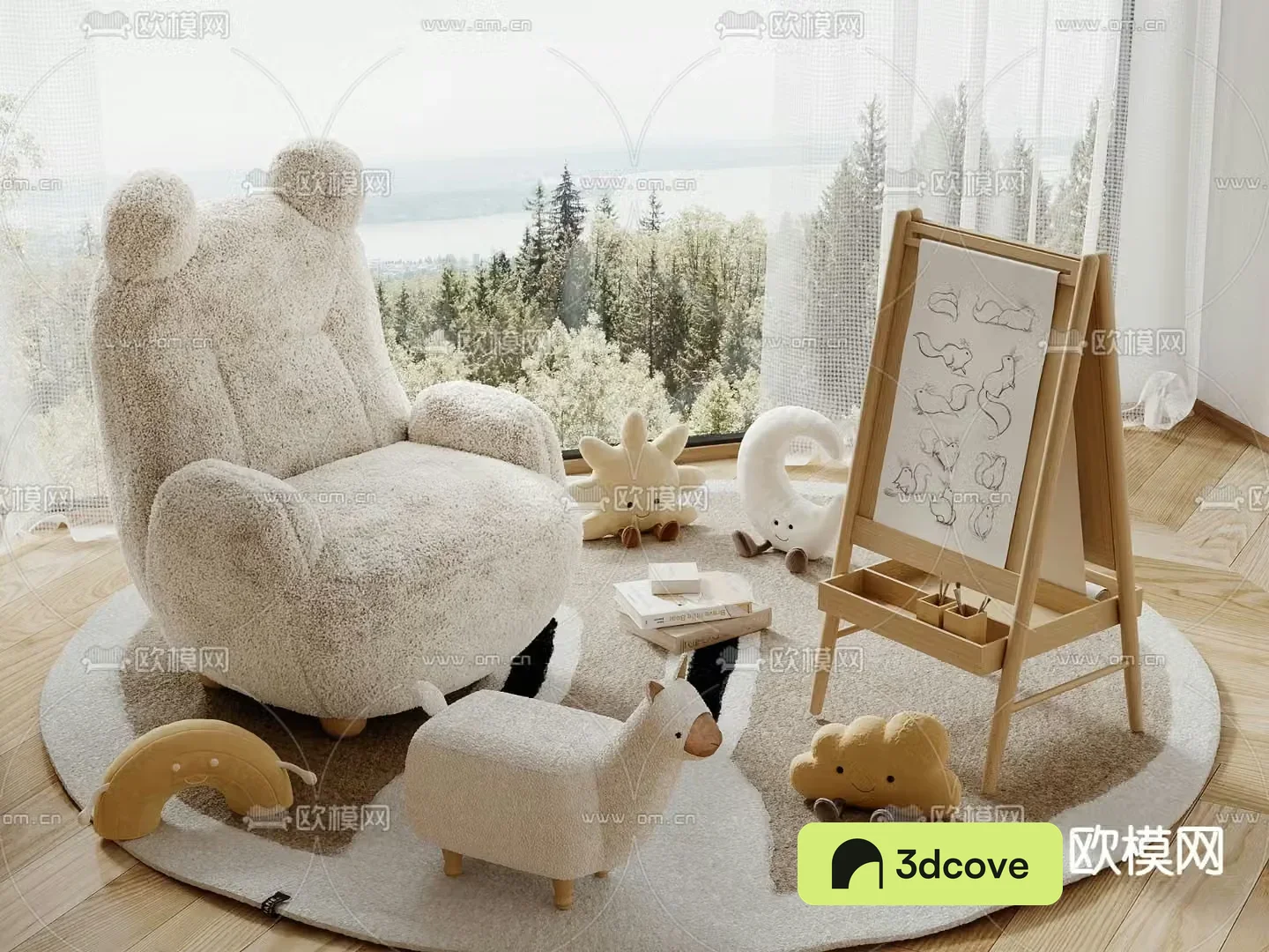 Children’s sofa cartoon sofa