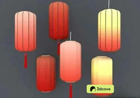 Four Red Lanterns