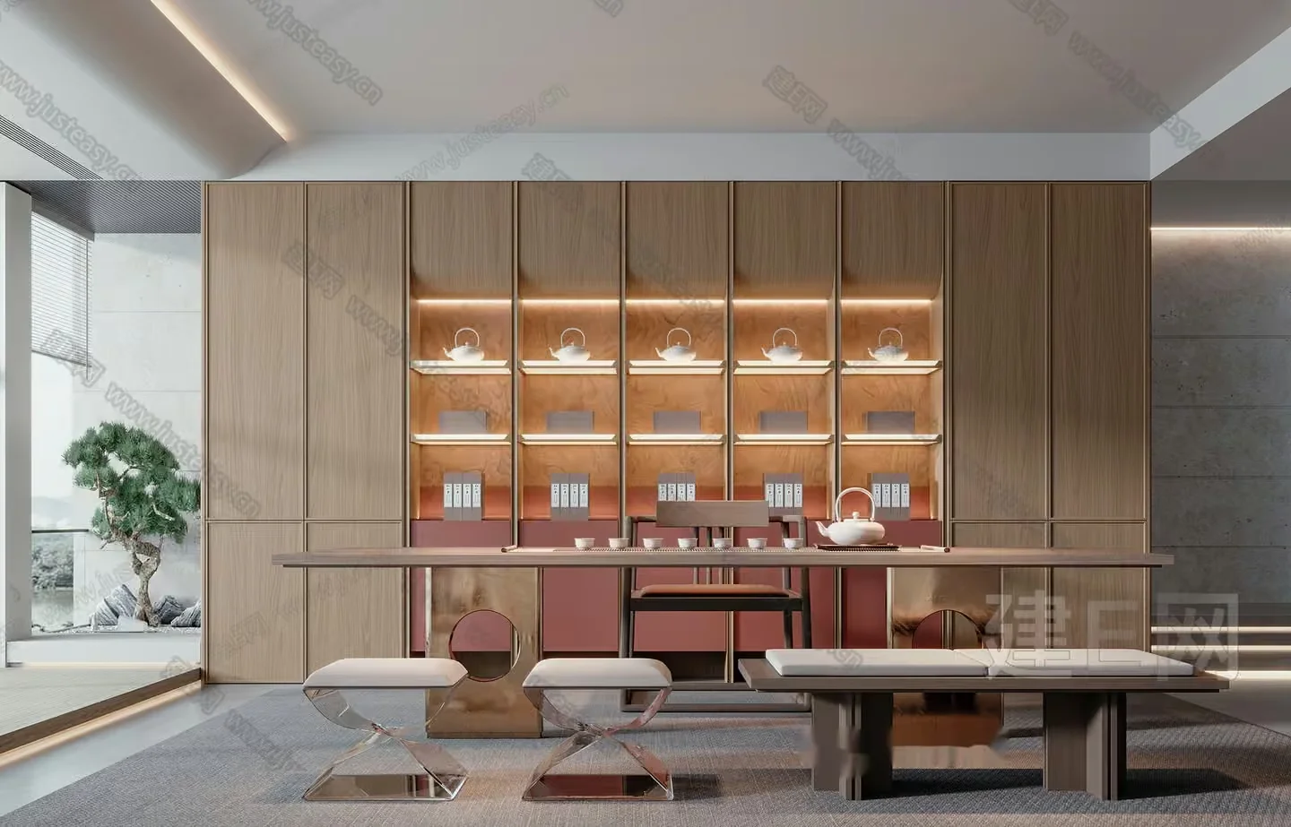 Modern Dining Room 3D Model – 17115 – VRAY Render
