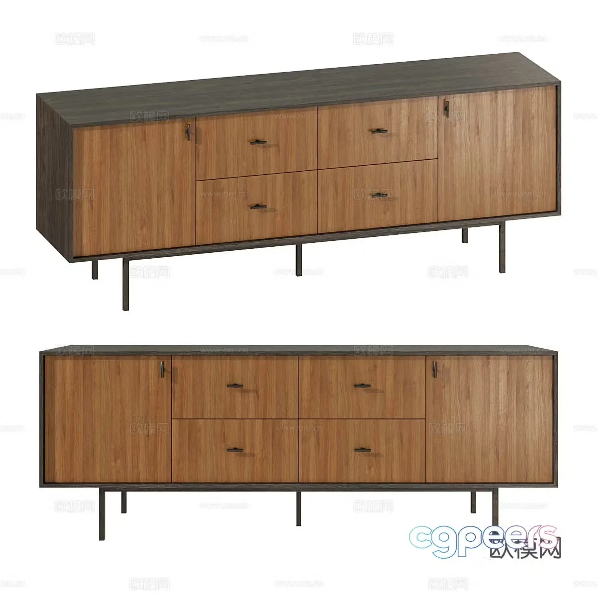 New Chinese TV cabinet 3D model