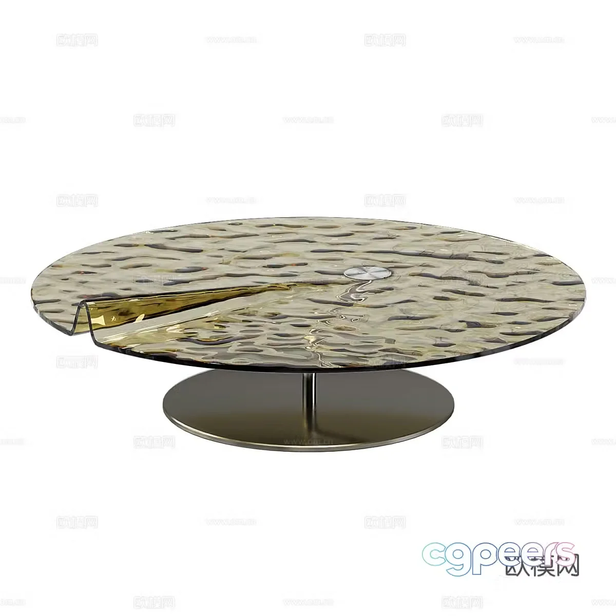 Modern Italian minimalist coffee table 3D model