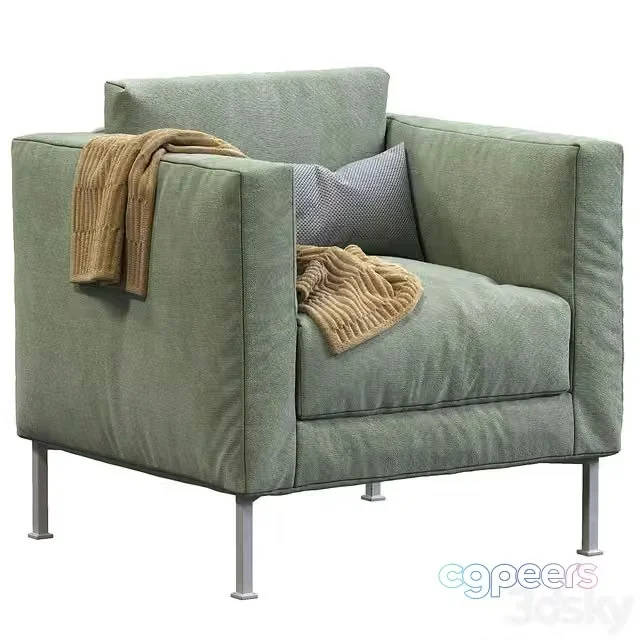 3ds Max Free – Livingdivani armchair box