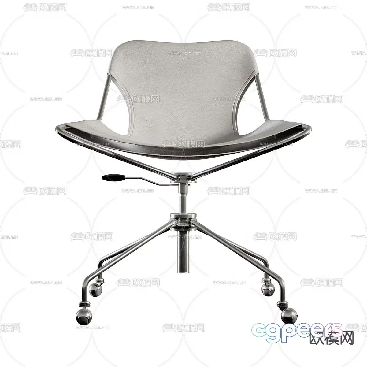Paulistano office chair shift chair staff chair 3d model