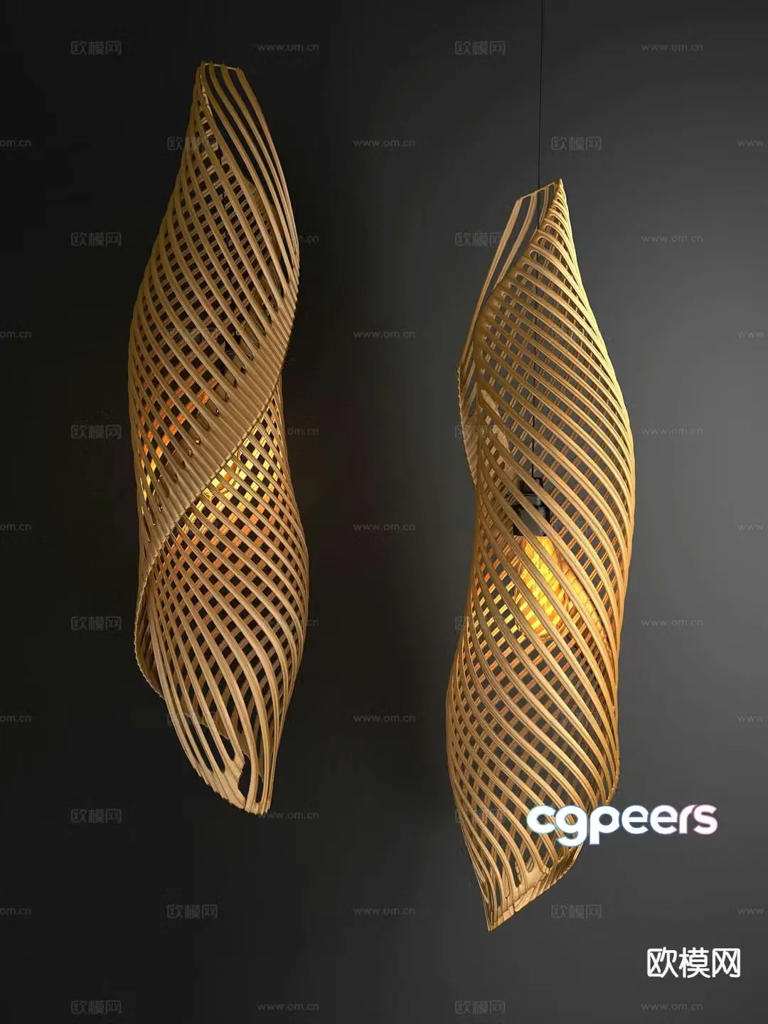 Creative chandelier art chandelier 3d model