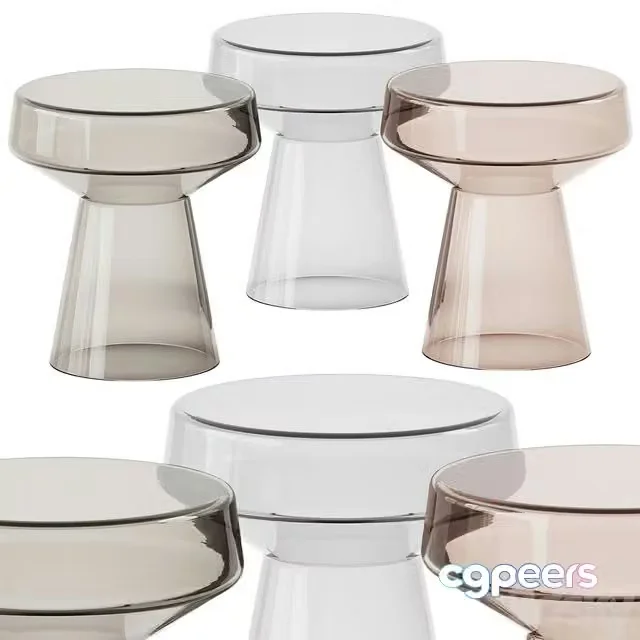 3ds Max Free – Glass side table by Soba