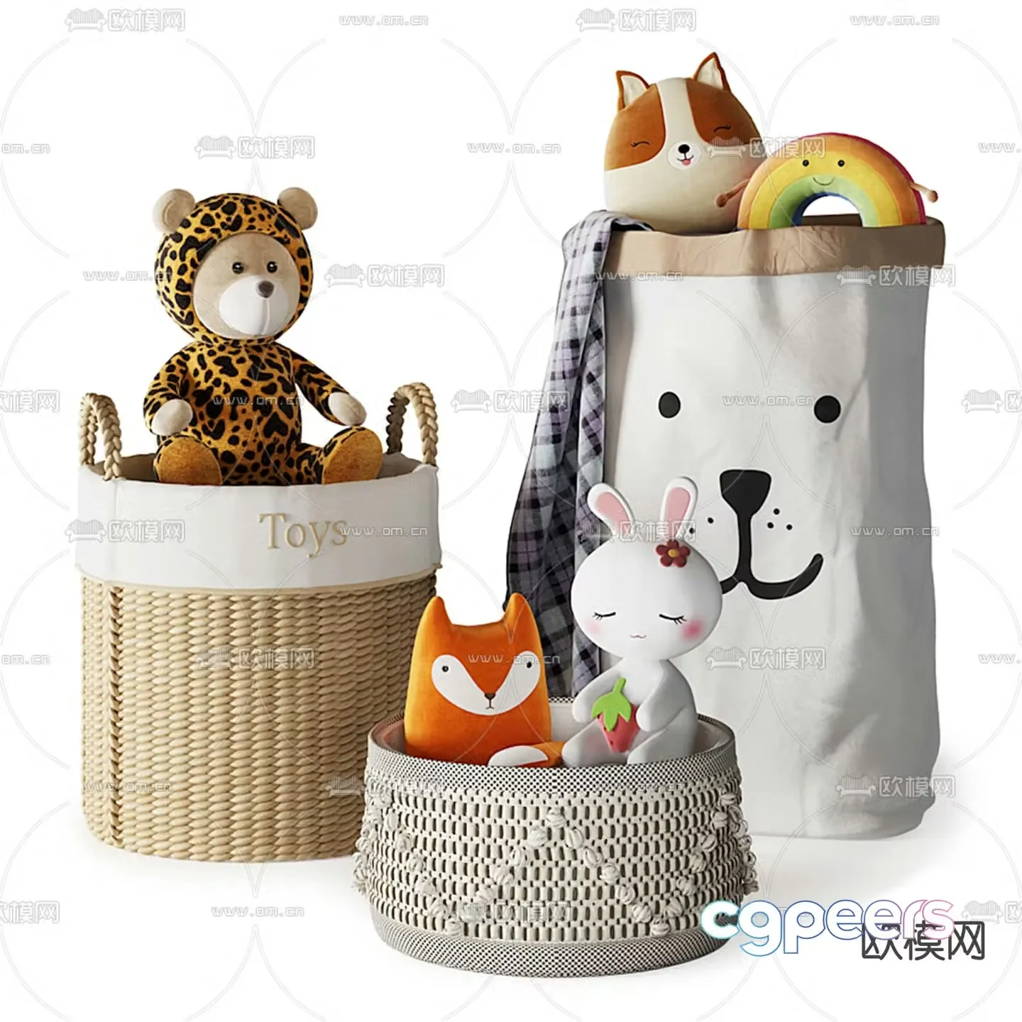 Children’s toy doll 3d model