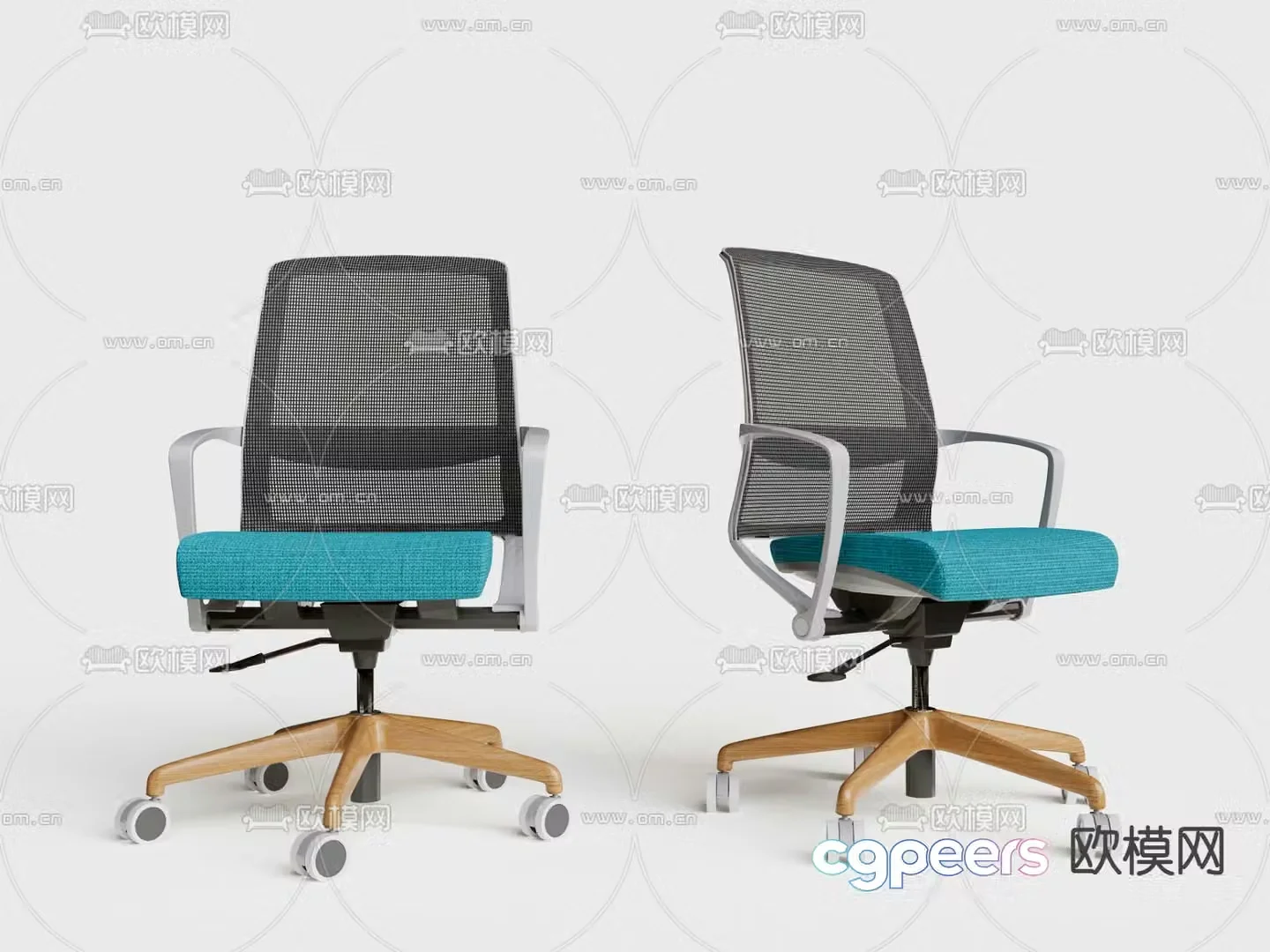 Modern office chair ergonomic chair 3d model