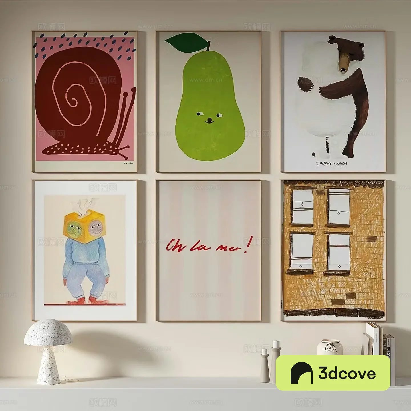 Decorative painting retro painting art painting hanging painting