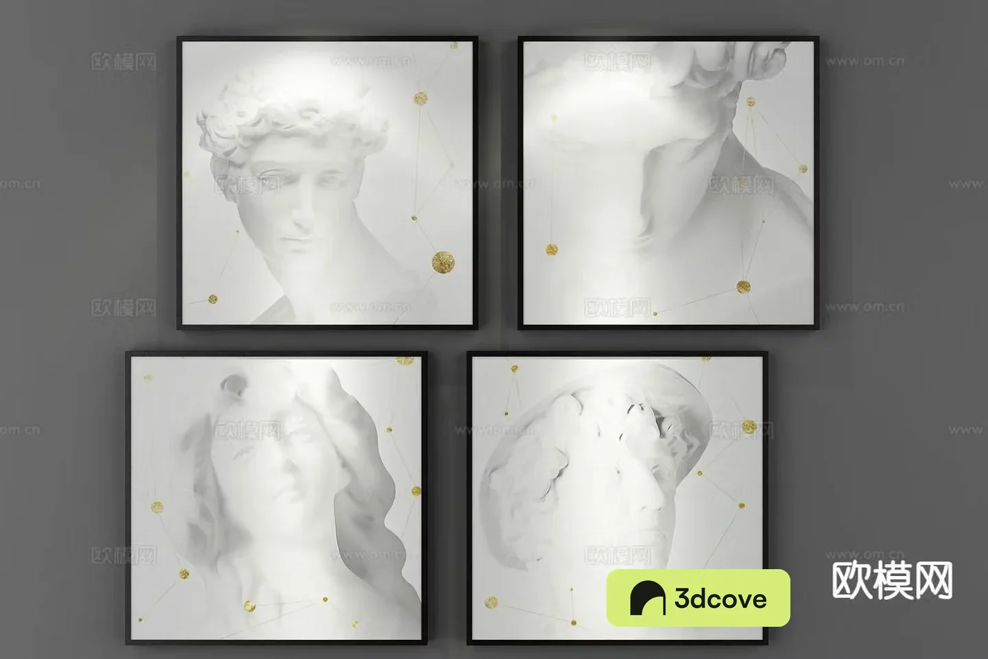 Modern decorative painting plaster painting