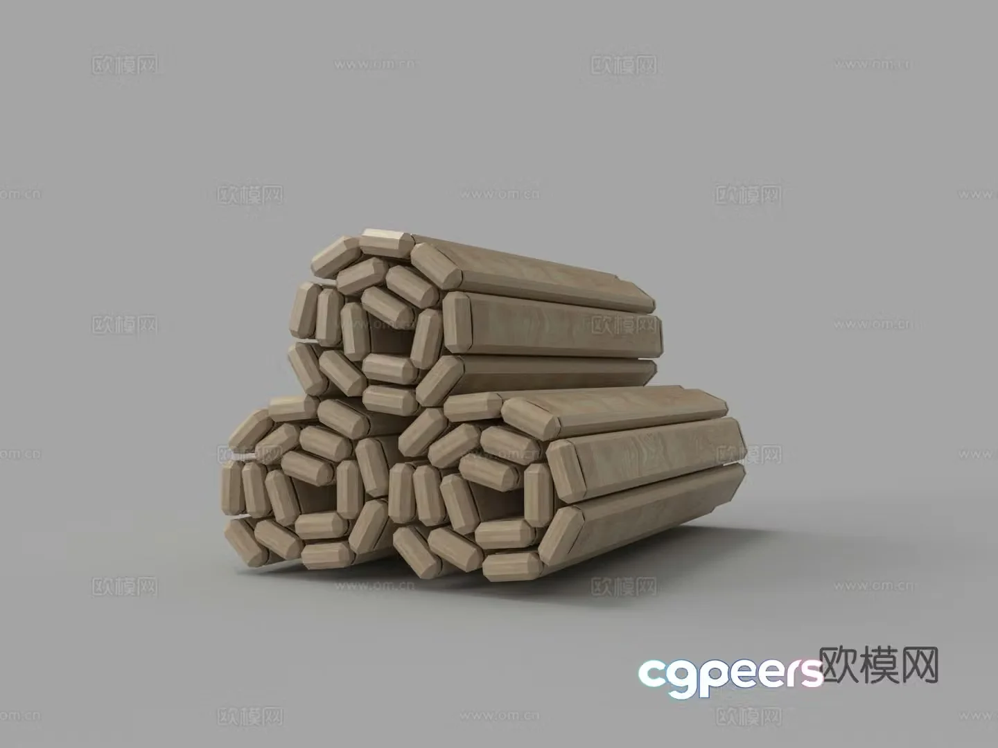 Books Bamboo Slips 3D Model