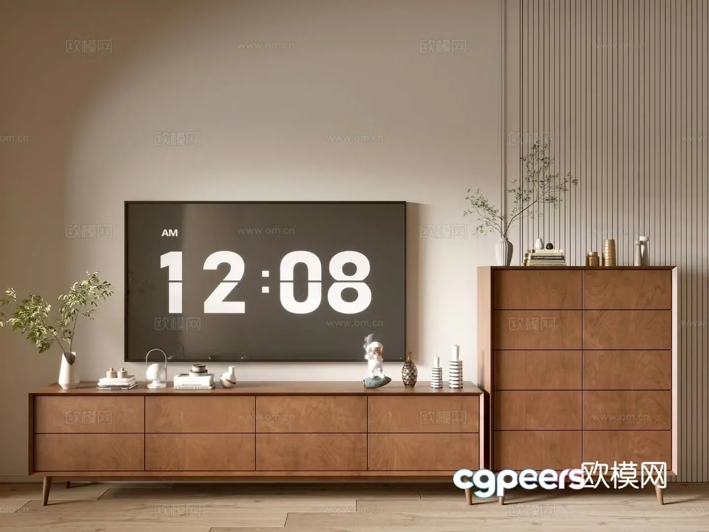 Modern TV cabinet 3d model