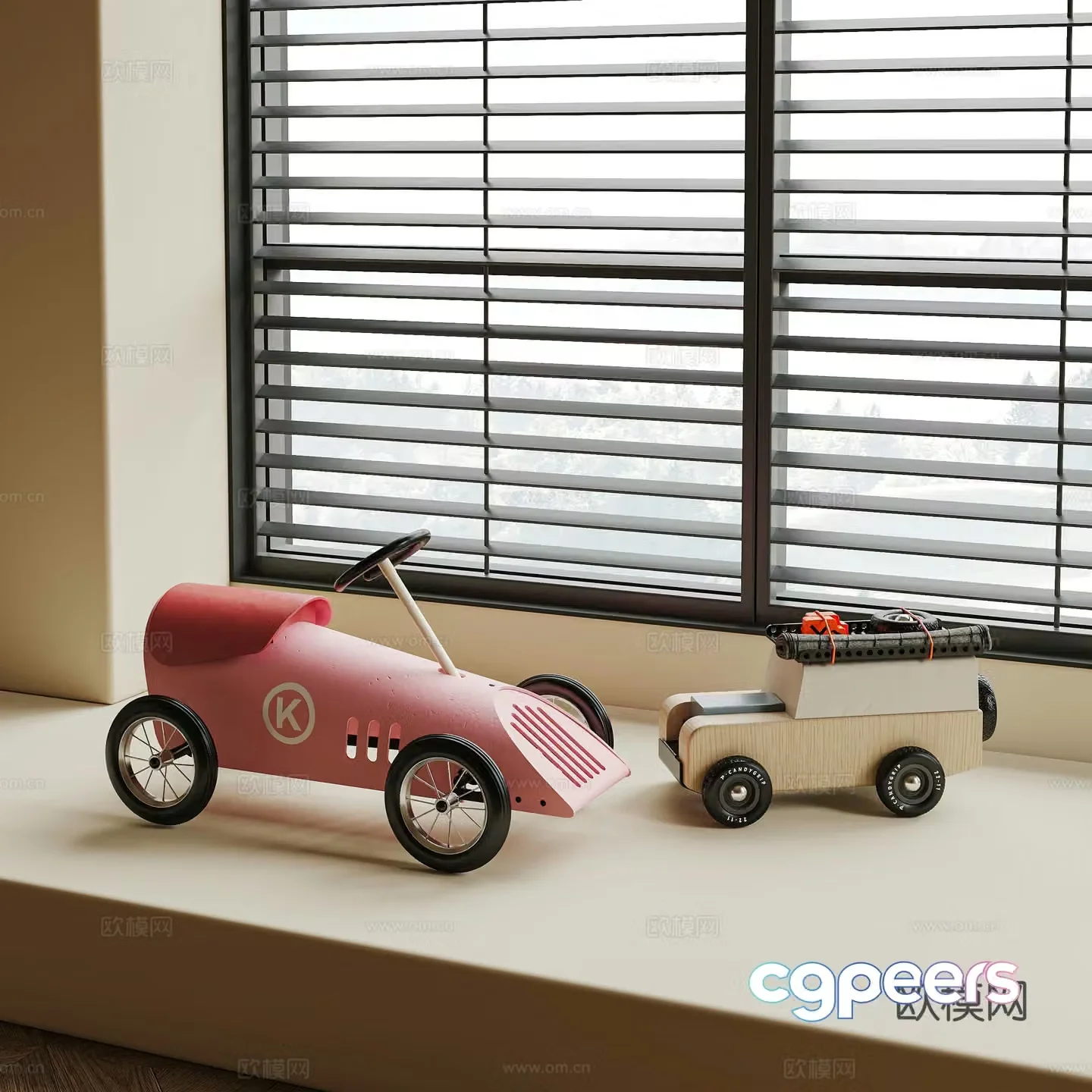 Modern children’s toys 3d model