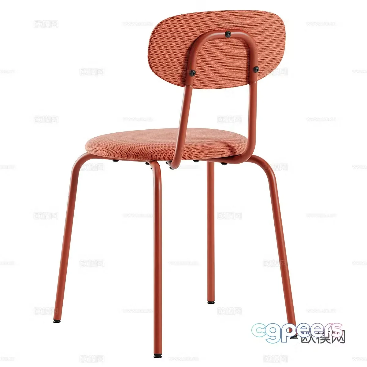 Modern chair dining chair 3d model