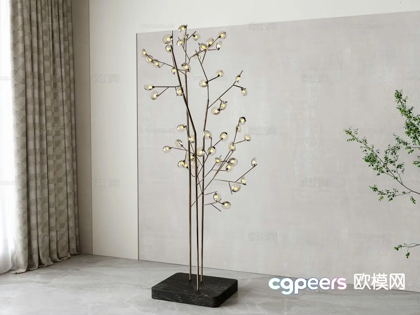 Minimalist floor lamp artistic floor lamp 3d model
