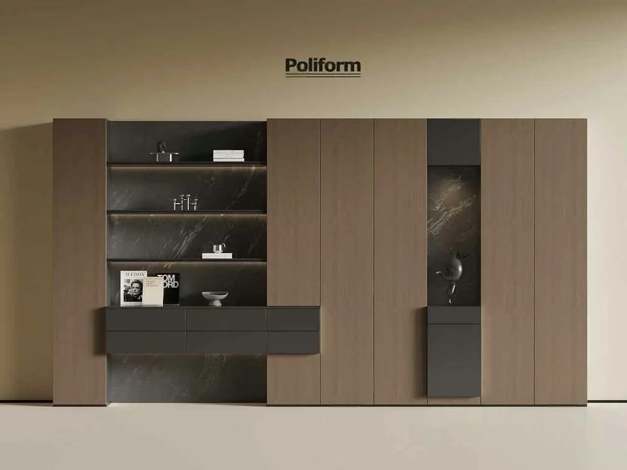 Modern Wood Cabinet 3D Model – 19089 – VRAY Render
