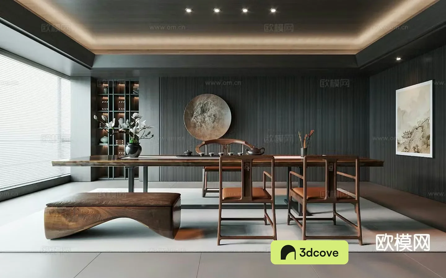New Chinese tea room