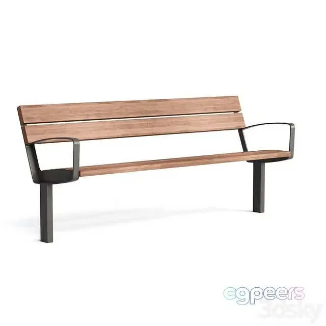3ds Max Free – Mmcite Intervera LVR156 LVR157 outdoor park benches