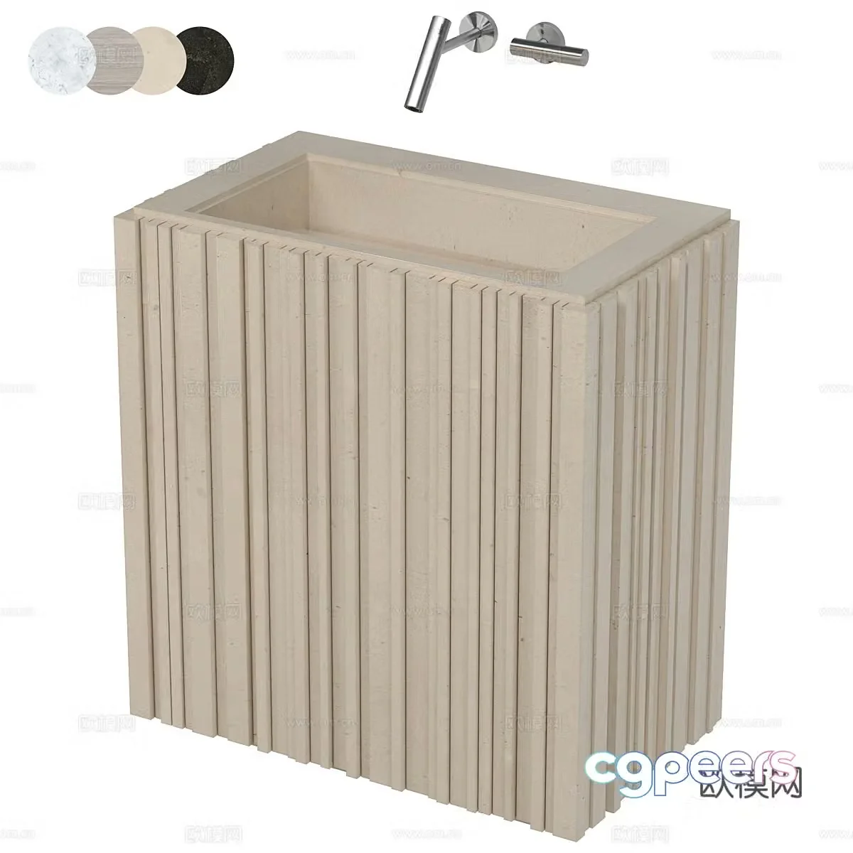 New Chinese SALVATORI sink wash basin 3D model