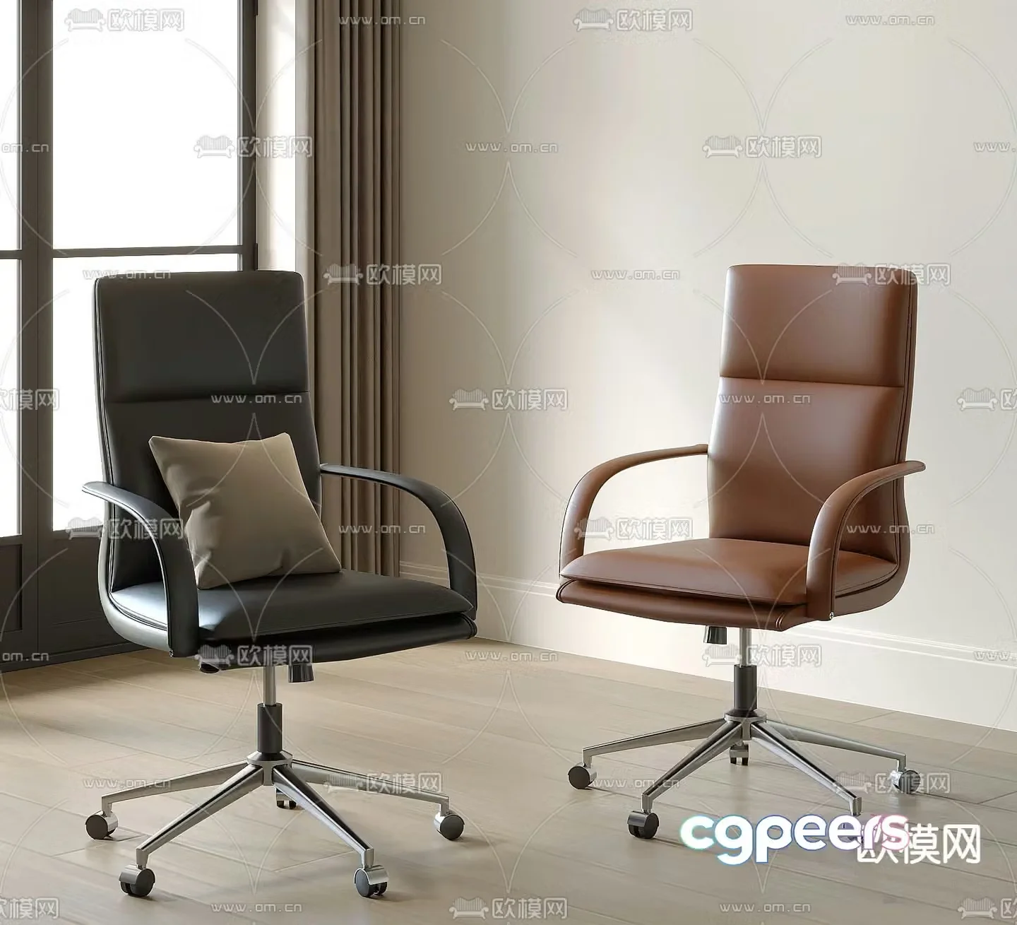 Office chair executive chair boss chair 3d model