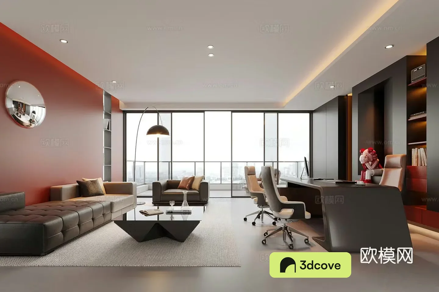 Modern General Manager Office Chairman Office Boss Office