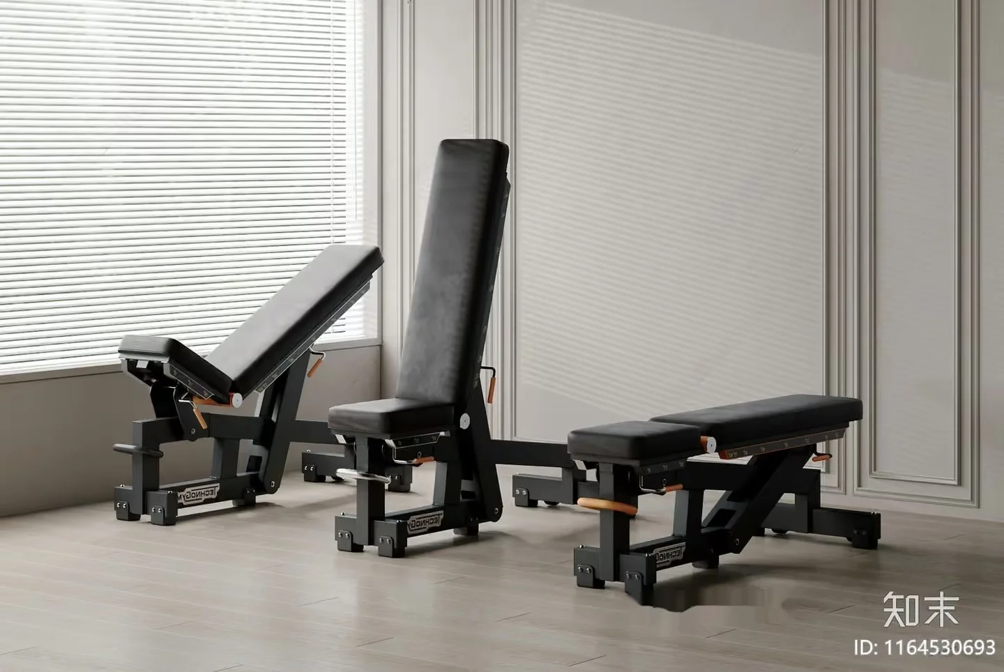 Modern Gym Equipment 3D Model – 4119 – VRAY Render