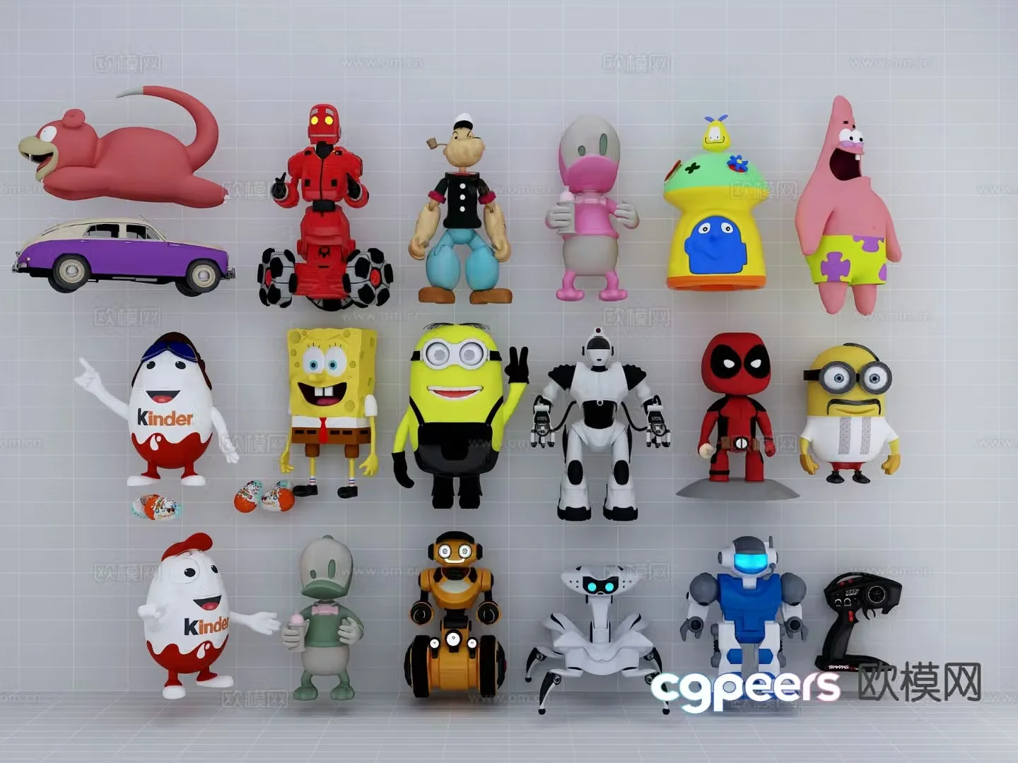 Toy Patrick Minions 3D model