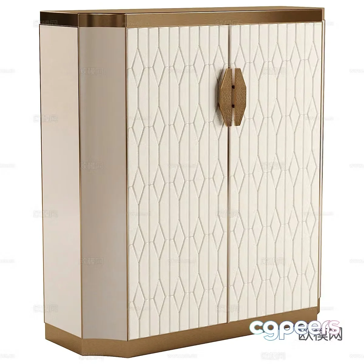 Modern entrance cabinet 3D model