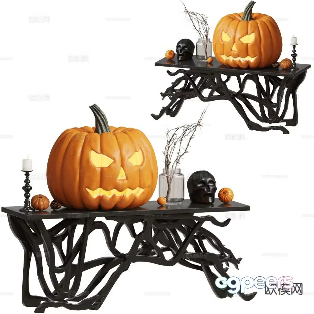 Modern Halloween ornaments Duanjingdai 3D model