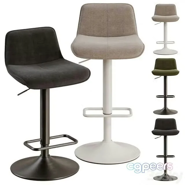 3ds Max Free – Zenda bar stool by Kave Home