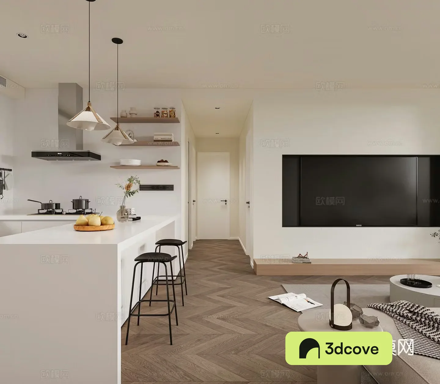 Modern open kitchen bar island simple modern kitchen western kitchen living room living dining