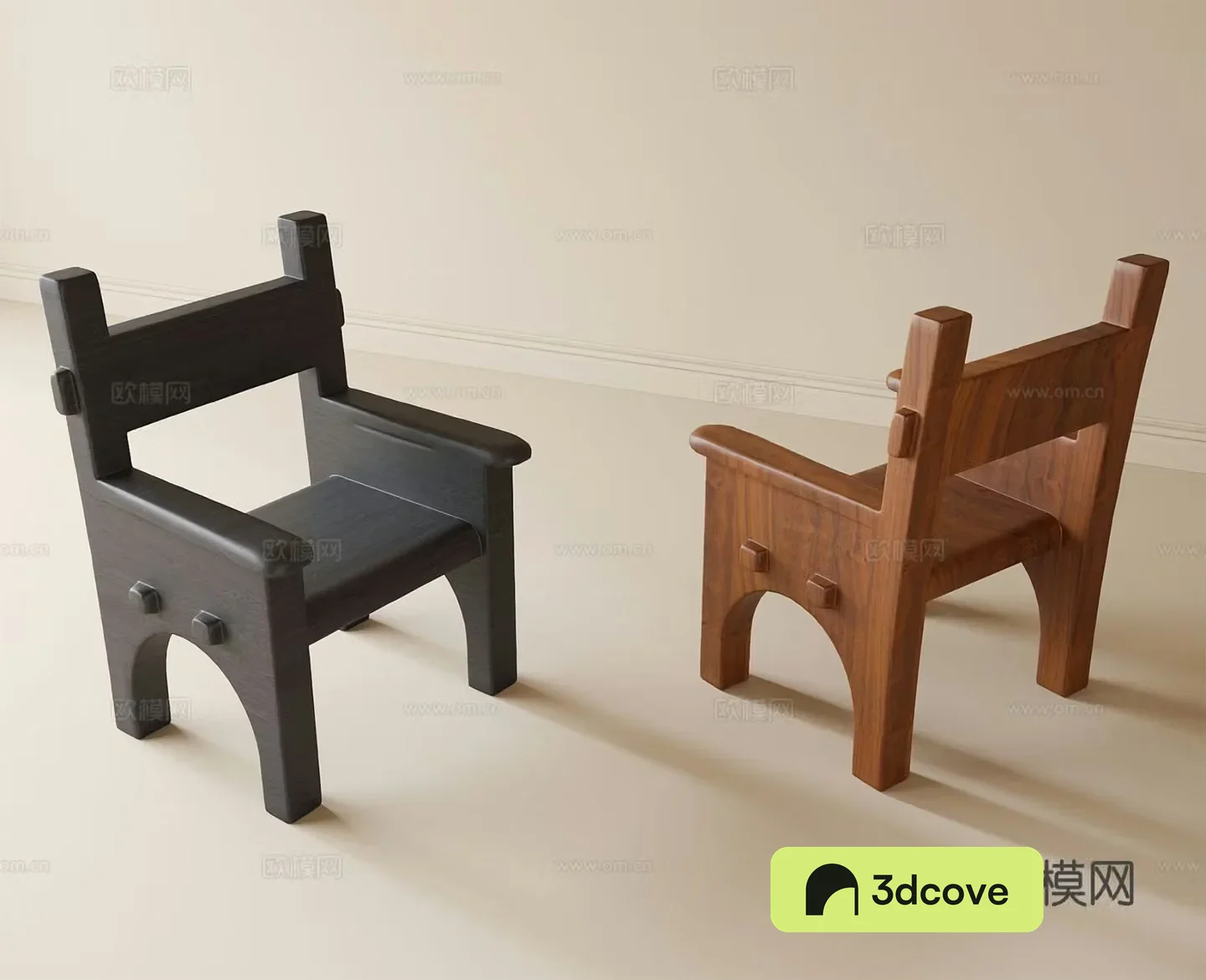 Wabi-sabi chair dining chair