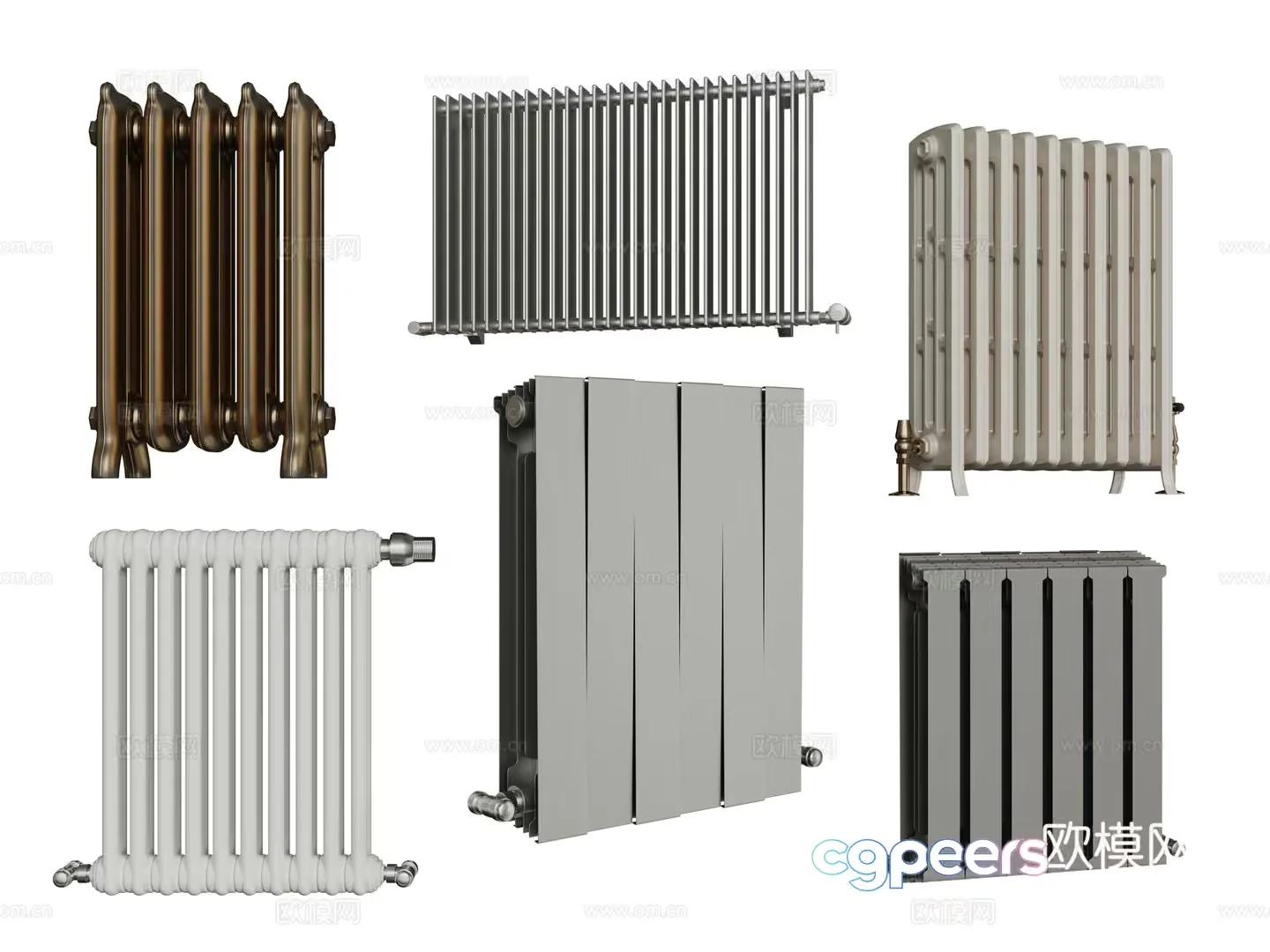 Examples Of Correct Answers: Radiators 3D Model – 15978 – VRAY Render