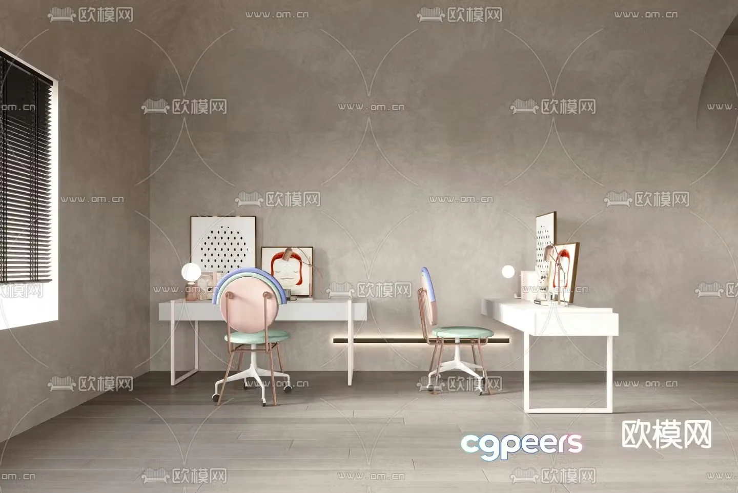 Children’s tables and chairs desks and chairs learning tables and chairs 3d model