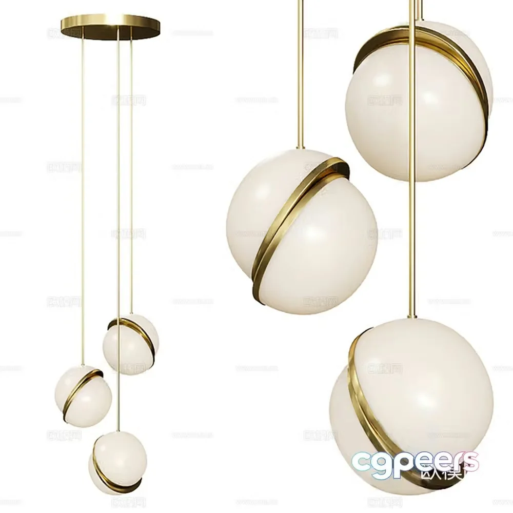 Lamps Chandelier Decorative Lights Lighting 3D Model