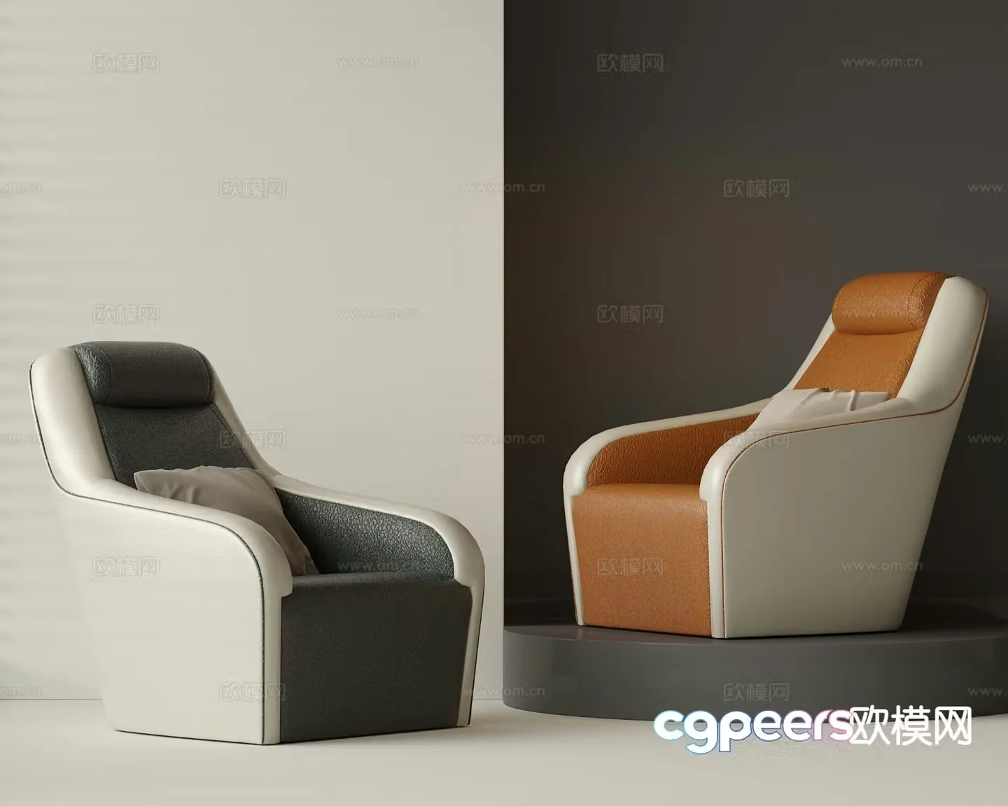 Modern massage chair massage sofa 3d model