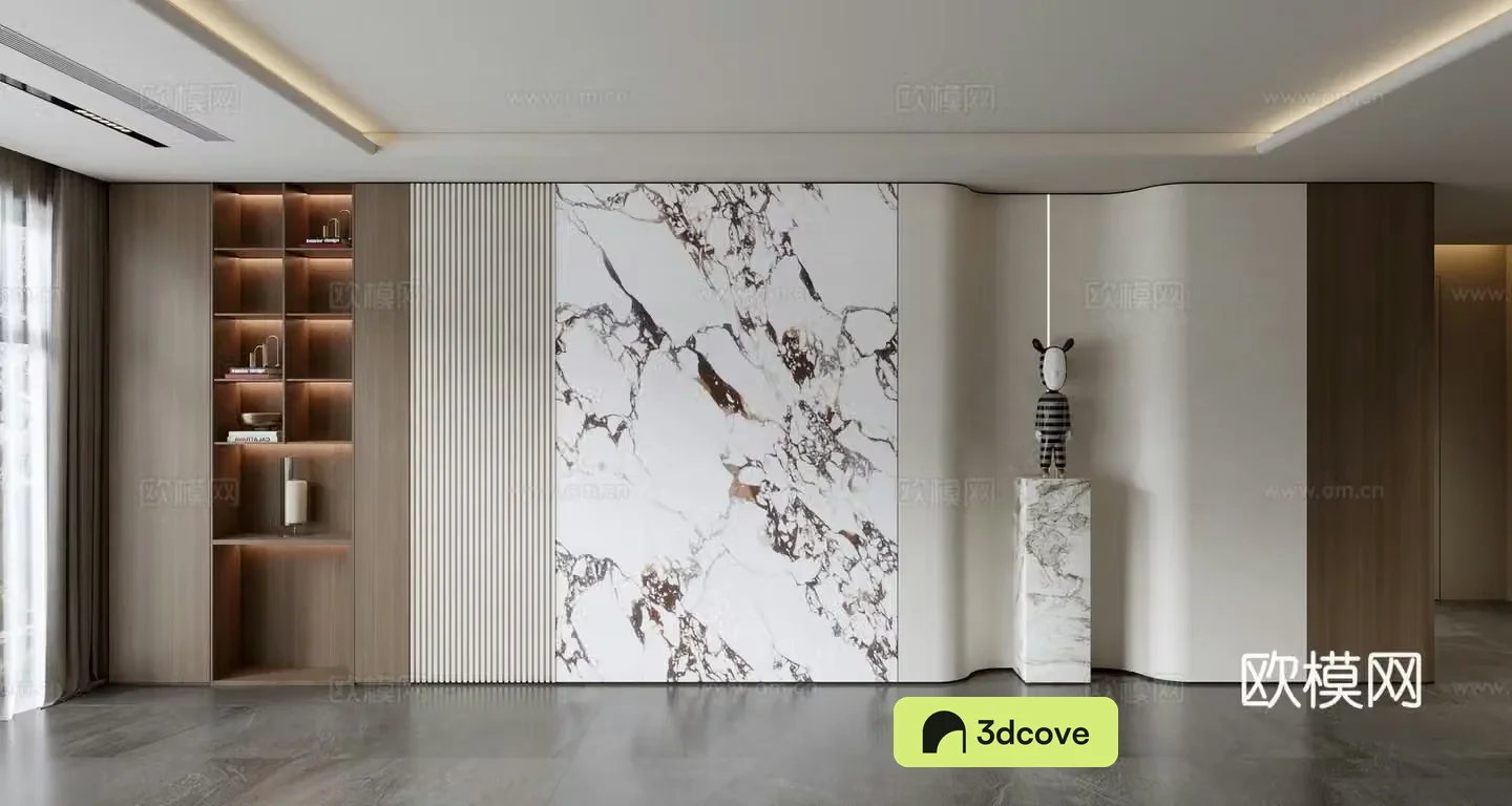 Modern sofa background wall