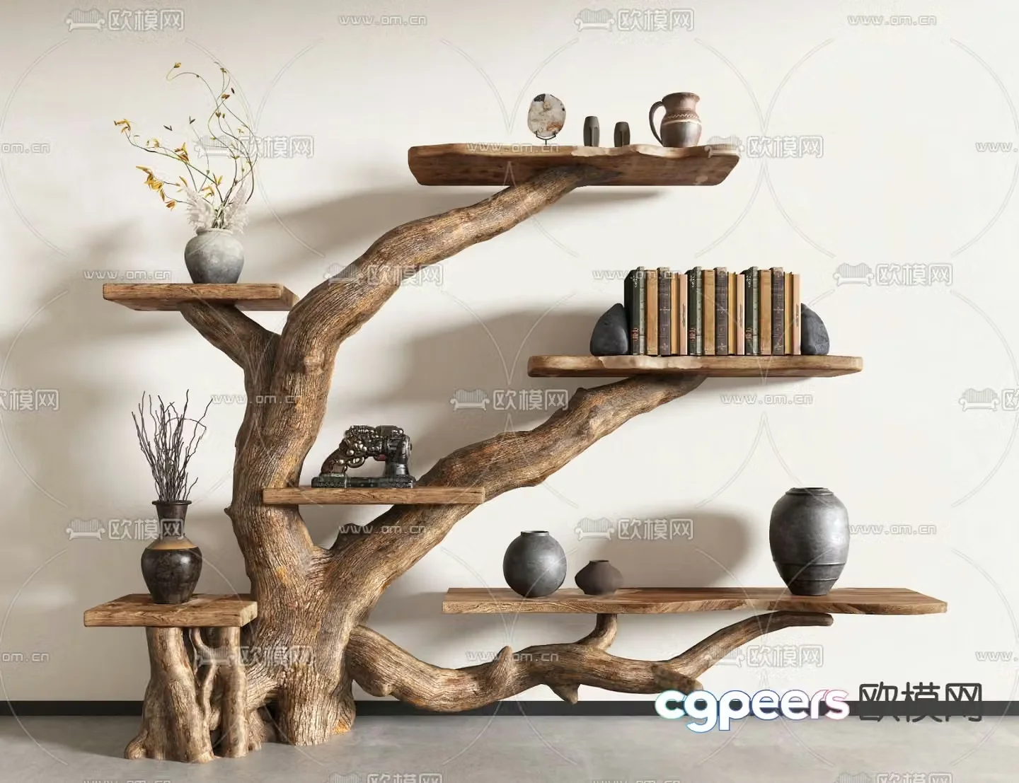 Wasabi Decorative Rack Shelf 3D Model