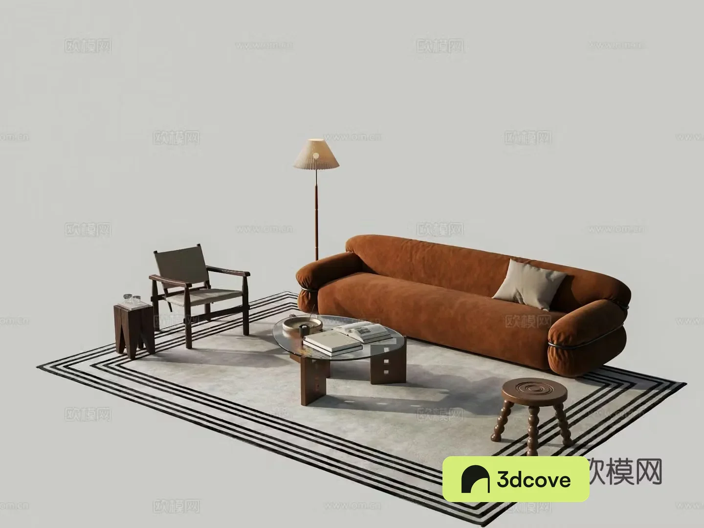 Medieval style modular sofa